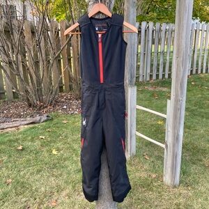Kids sz 7 Spyder ski bibs or snow pants.  Only worn on the ski hill.